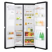 LG DoorCooling+™ GSL760MCKV American style Fridge Freezer - Matte Black - F, GSL760MCKV