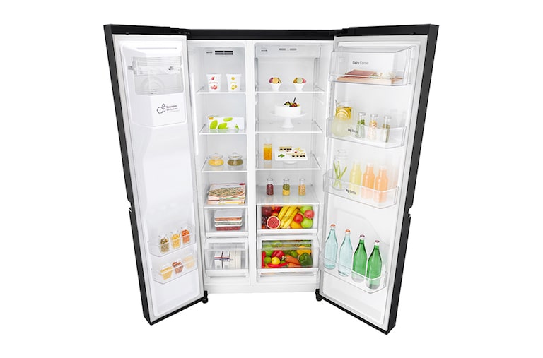 LG Smart Refrigerator with Plumbed Water and Ice Dispenser, GSL760WBXV