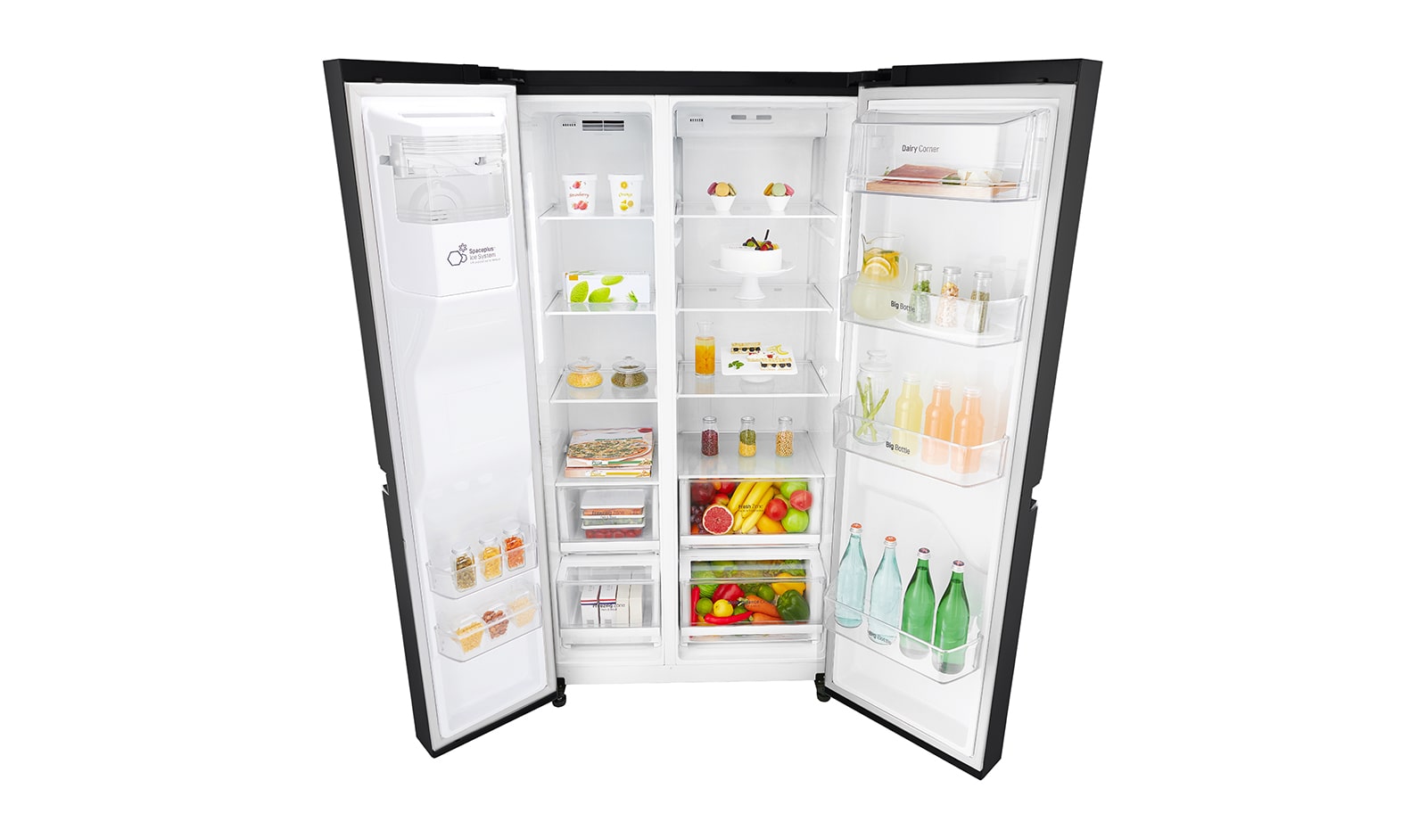 LG Smart Refrigerator with Plumbed Water and Ice Dispenser, GSL760WBXV