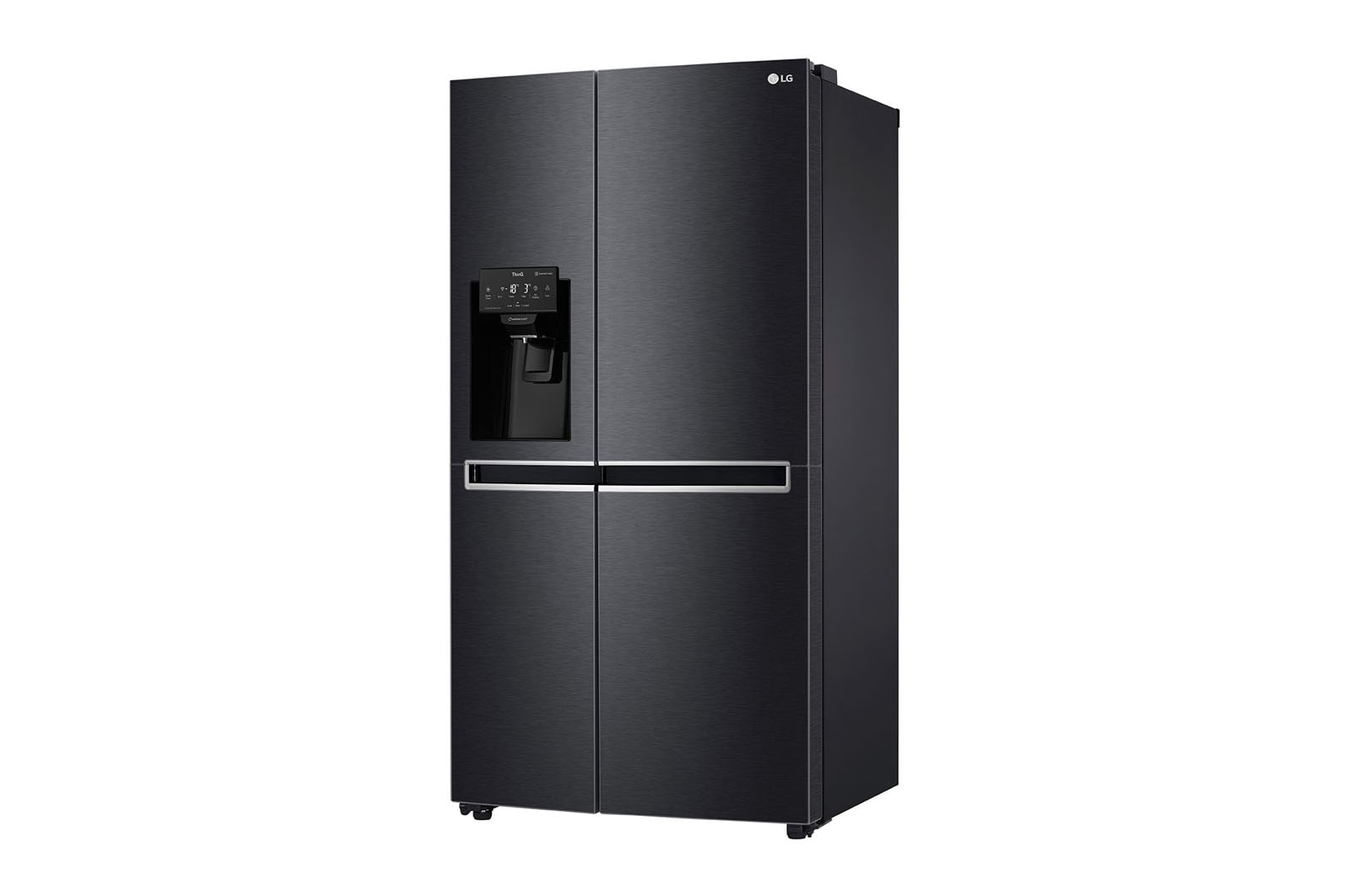 American Fridge Freezer Matte Black GSL761MCKV LG UK