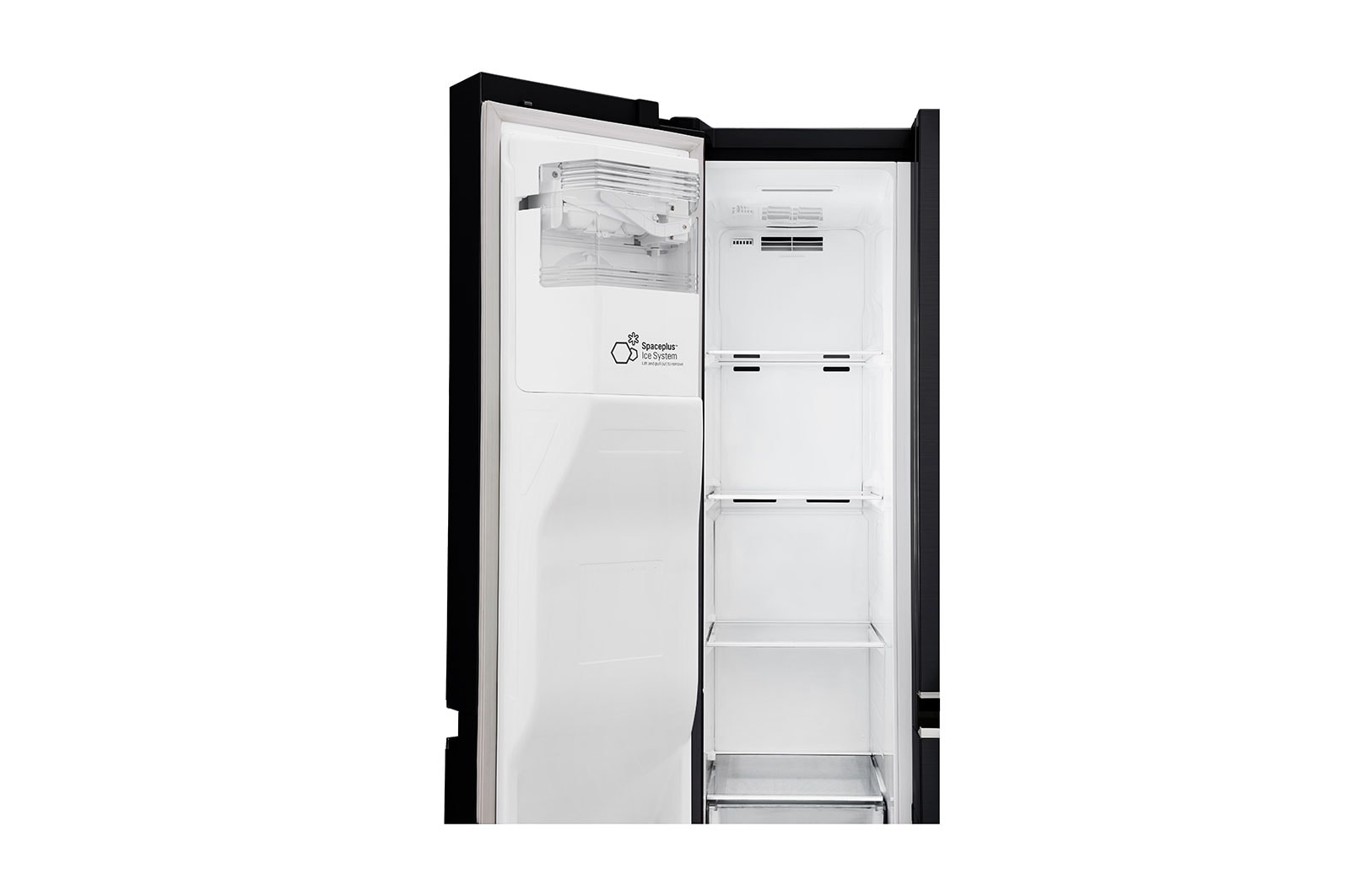 LG Inverter Linear Compressor™ GSL761MCXV American style Fridge Freezer, 601L,  Matte Black- F, GSL761MCXV