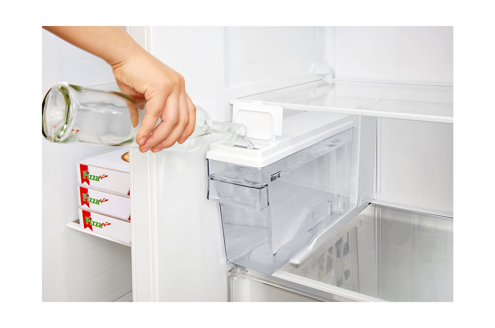 LG Inverter Linear Compressor™ GSL761MCXV American style Fridge Freezer, 601L,  Matte Black- F, GSL761MCXV