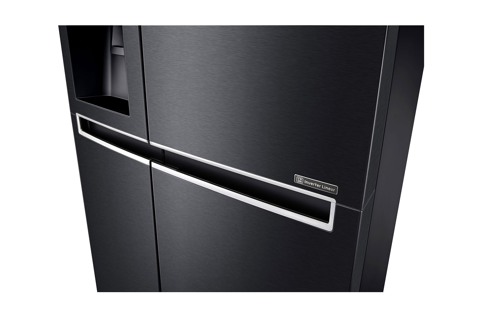 LG Inverter Linear Compressor™ GSL761MCXV American style Fridge Freezer, 601L,  Matte Black- F, GSL761MCXV
