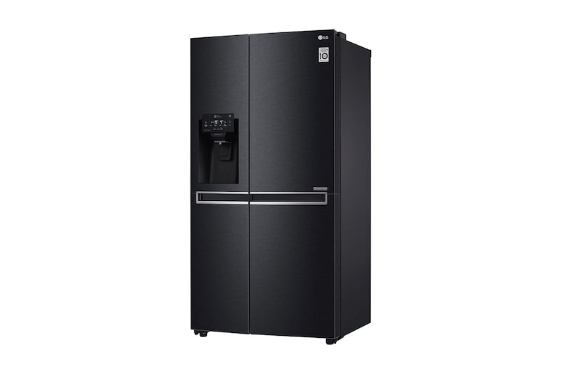 LG Inverter Linear Compressor™ GSL761MCXV American style Fridge Freezer, 601L,  Matte Black- F, GSL761MCXV