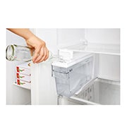 LG Inverter Linear Compressor™ GSL761MCXV American style Fridge Freezer, 601L,  Matte Black- F, GSL761MCXV