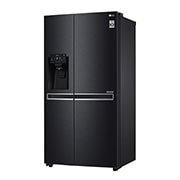 LG Inverter Linear Compressor™ GSL761MCXV American style Fridge Freezer, 601L,  Matte Black- F, GSL761MCXV