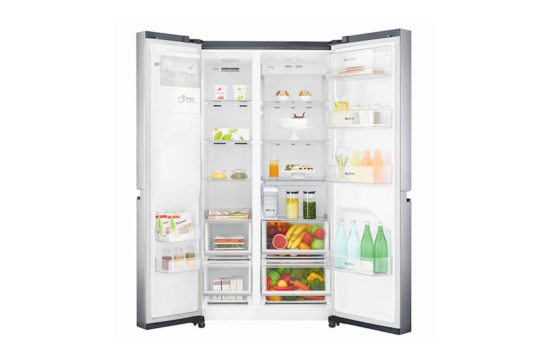 LG Large Capacity Refrigerator with Non Plumbed Water & Ice Dispense, GSL761PZUV