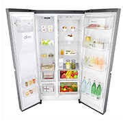LG Large Capacity Refrigerator with Non Plumbed Water & Ice Dispense, GSL761PZUV