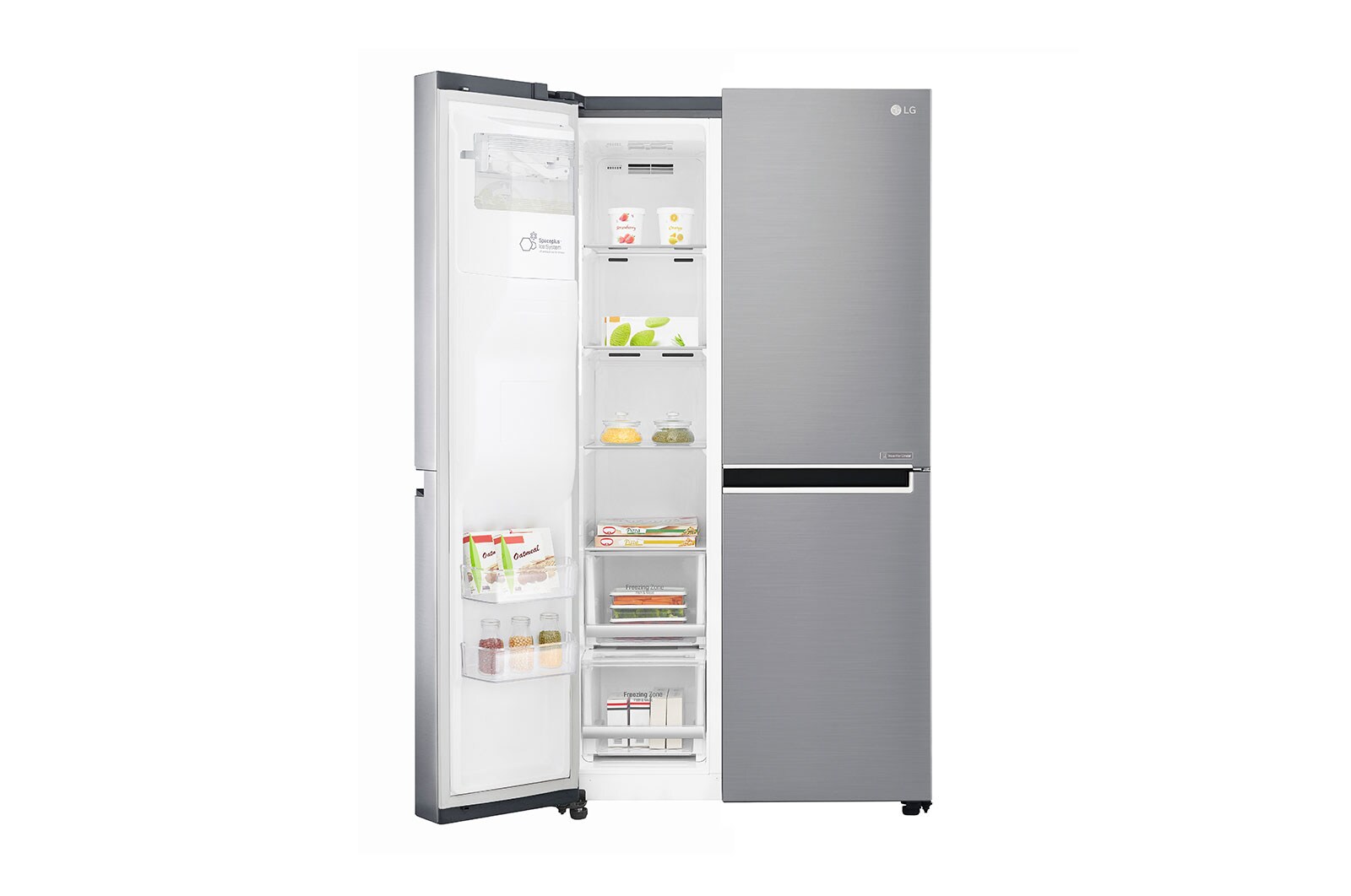 LG Large Capacity Refrigerator with Non Plumbed Water & Ice Dispense, GSL761PZUV