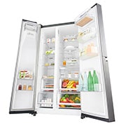 LG Large Capacity Refrigerator with Non Plumbed Water & Ice Dispense, GSL761PZUV