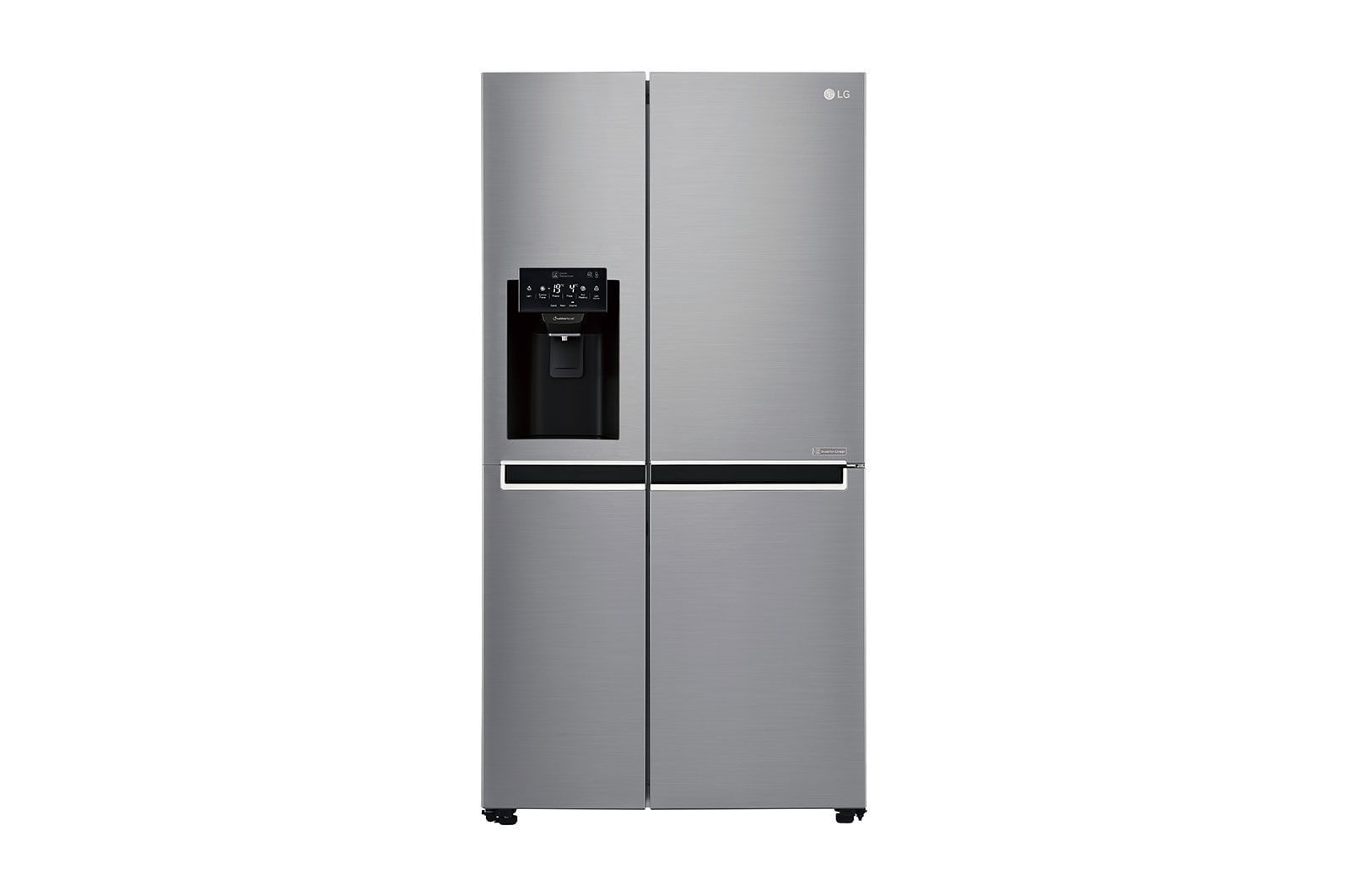 Front view of Large Capacity Refrigerator with Non Plumbed Water &amp; Ice Dispense GSL761PZUV