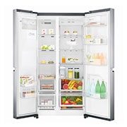 LG Large Capacity Refrigerator with Non Plumbed Water & Ice Dispense, GSL761PZUV
