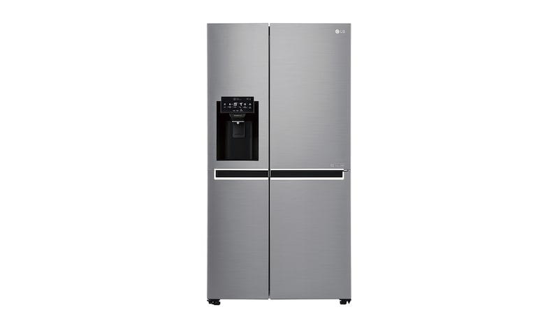 LG Inverter Linear Compressor™  GSL761PZXV American style Fridge Freezer, 625L,  Shiny Steel- F, GSL761PZXV