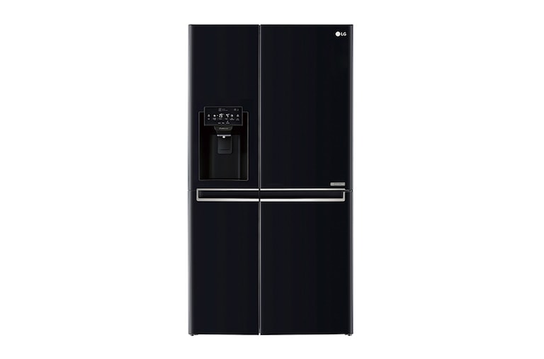 Front view of Smart Refrigerator with Large Capacity and Non Plumbed Water GSL761WBXV