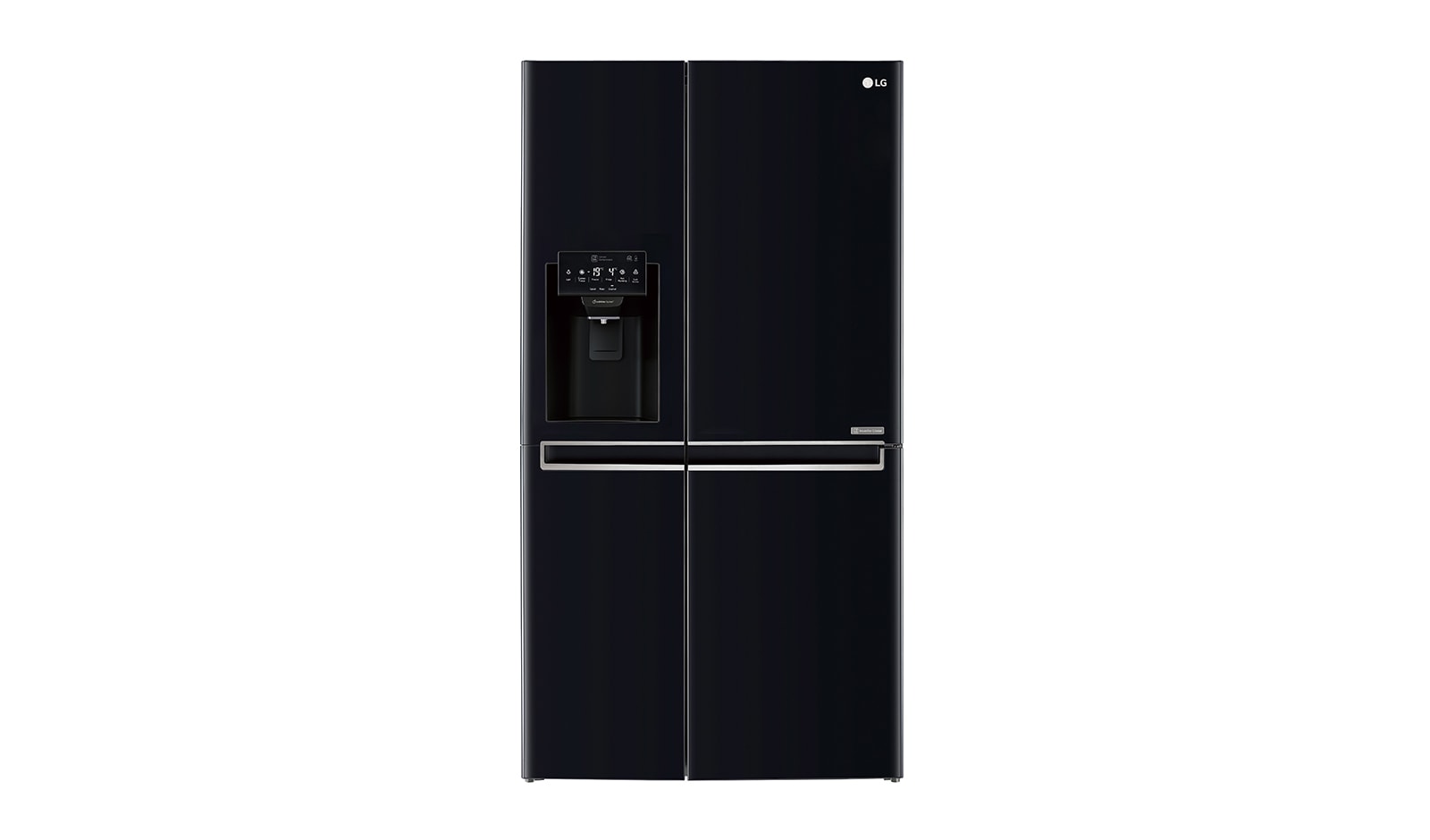 Front view of Smart Refrigerator with Large Capacity and Non Plumbed Water GSL761WBXV