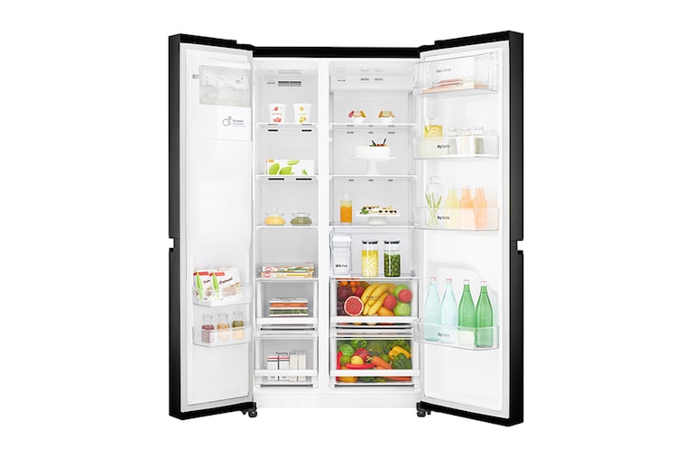 LG Smart Refrigerator with Large Capacity and Non Plumbed Water, GSL761WBXV