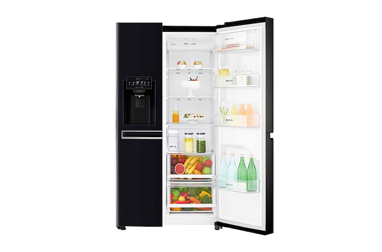 LG Smart Refrigerator with Large Capacity and Non Plumbed Water, GSL761WBXV