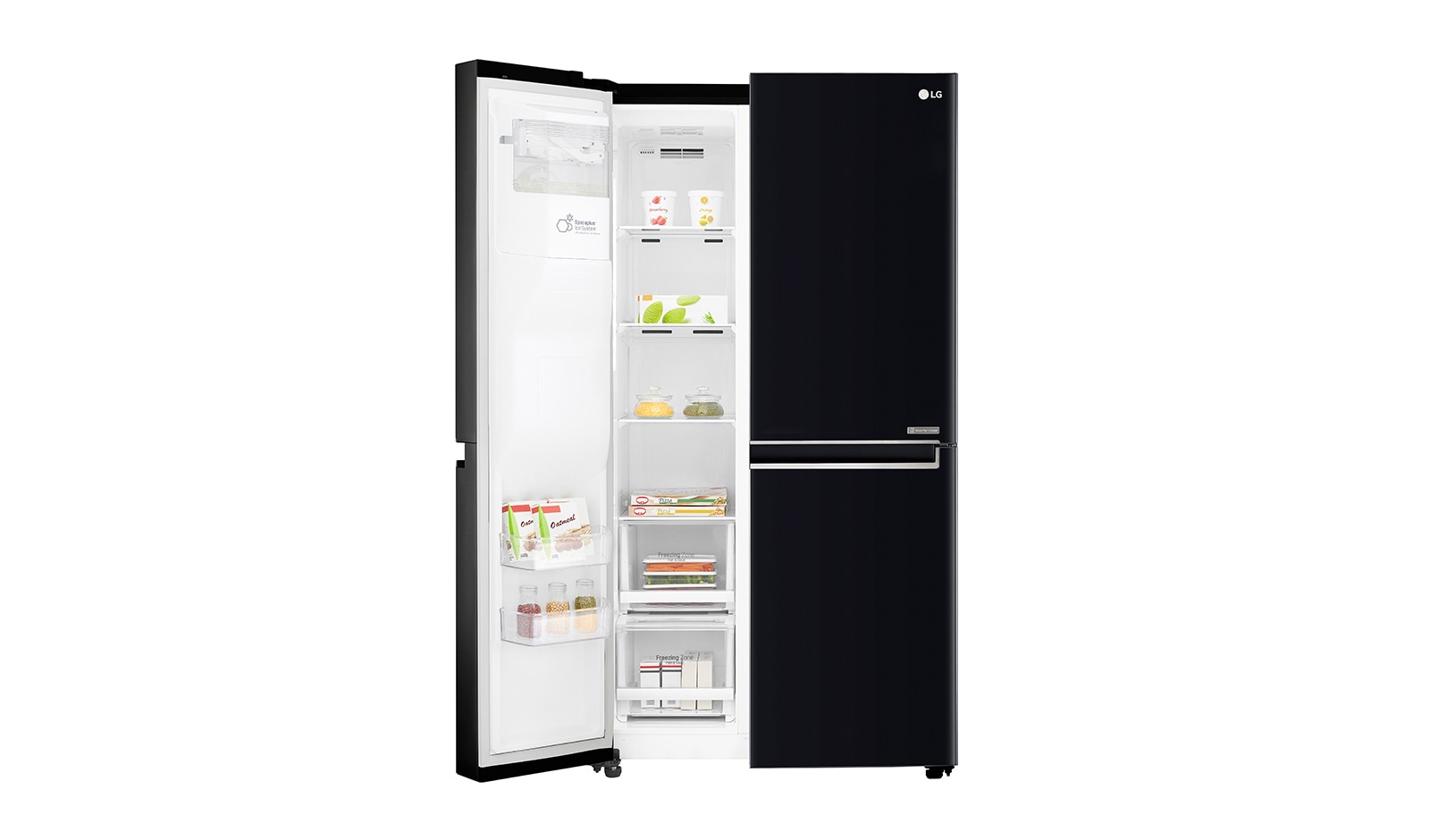 LG Smart Refrigerator with Large Capacity and Non Plumbed Water, GSL761WBXV
