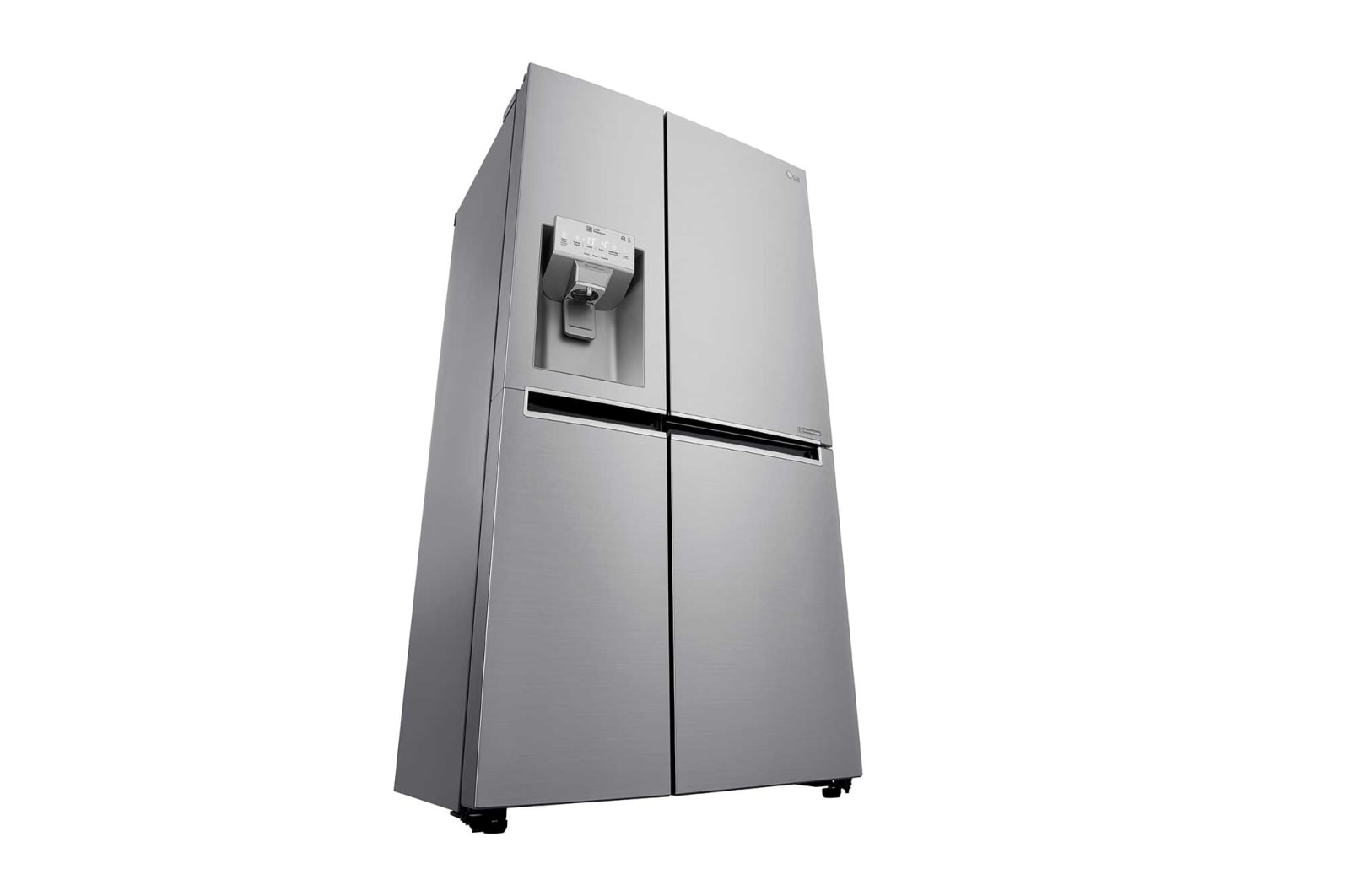 LG Inverter Linear Compressor™ GSL960PZBV American Style Fridge Freezer , 601L, Shiny Steel, GSL960PZBV