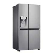 LG Inverter Linear Compressor™ GSL960PZBV American Style Fridge Freezer , 601L, Shiny Steel, GSL960PZBV