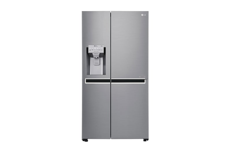 LG Inverter Linear Compressor™ GSL960PZBV American Style Fridge Freezer , 601L, Shiny Steel, GSL960PZBV