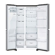 LG DoorCooling+™ GSL960PZJV American Style Fridge Freezer , 625L, Shiny Steel  - F, GSL960PZJV