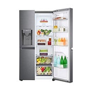 LG 635L American Style Fridge Freezer Dark Graphite Water & Ice Dispenser, GSLD50DSXM