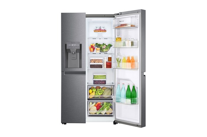 LG 635L American Style Fridge Freezer Dark Graphite Water & Ice Dispenser, GSLD50DSXM