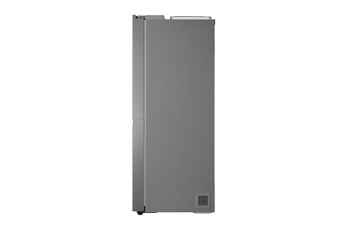 LG 635L American Style Fridge Freezer Water & Ice Dispenser, Shiny Steel, GSLD80PZRF