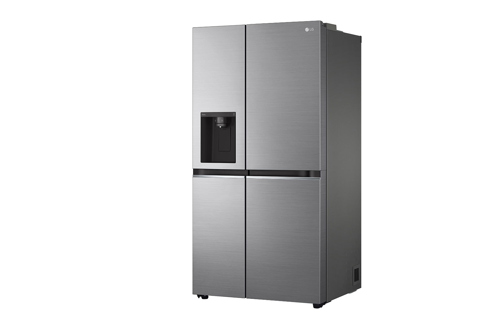 LG 635L American Style Fridge Freezer Shiny Steel Water & Ice Dispenser, GSLD80PZRF
