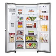 Front both door open with food