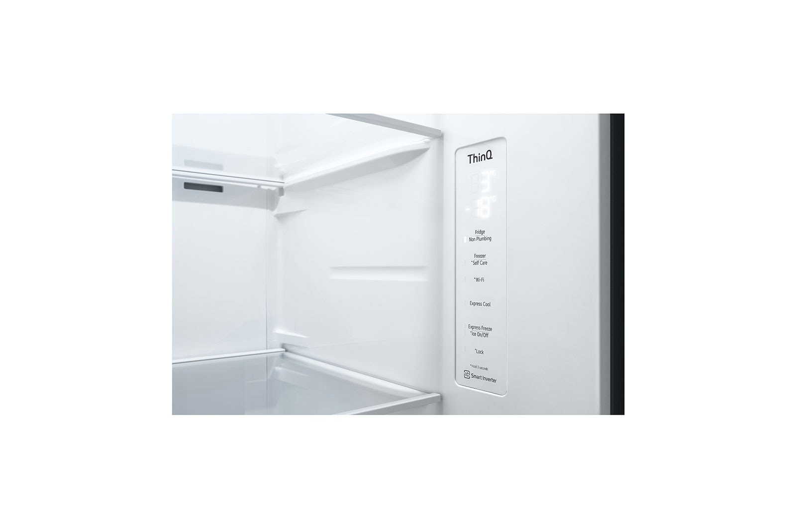 LG 635L Water & Ice Dispenser American Fridge Freezer, Shiny Steel, GSLD81PZRF