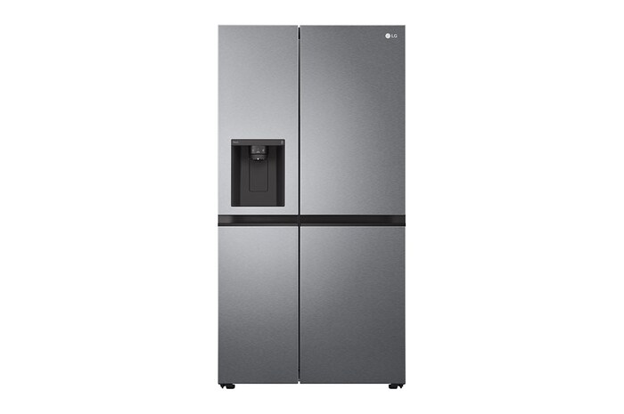 LG 635L American Style Fridge Freezer Water & Ice Dispenser, Dark Graphite, GSLV50DSXM