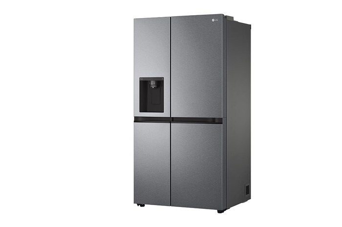 LG 635L American Style Fridge Freezer Water & Ice Dispenser, Dark Graphite, GSLV50DSXM