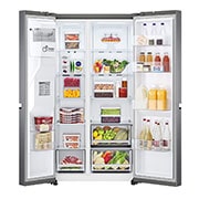 LG 635L American Style Fridge Freezer Dark Graphite Water & Ice Dispenser, GSLV50DSXM