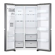 LG 635L American Style Fridge Freezer Dark Graphite Water & Ice Dispenser, GSLV50DSXM
