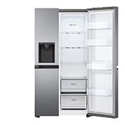 LG 635L American Style Fridge Freezer Dark Graphite Water & Ice Dispenser, GSLV50DSXM