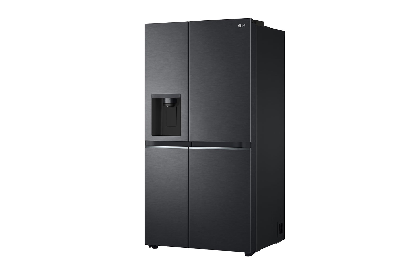 LG 635L American Style Fridge Freezer Matte Black Water & Ice Dispenser, GSLV70MCTF