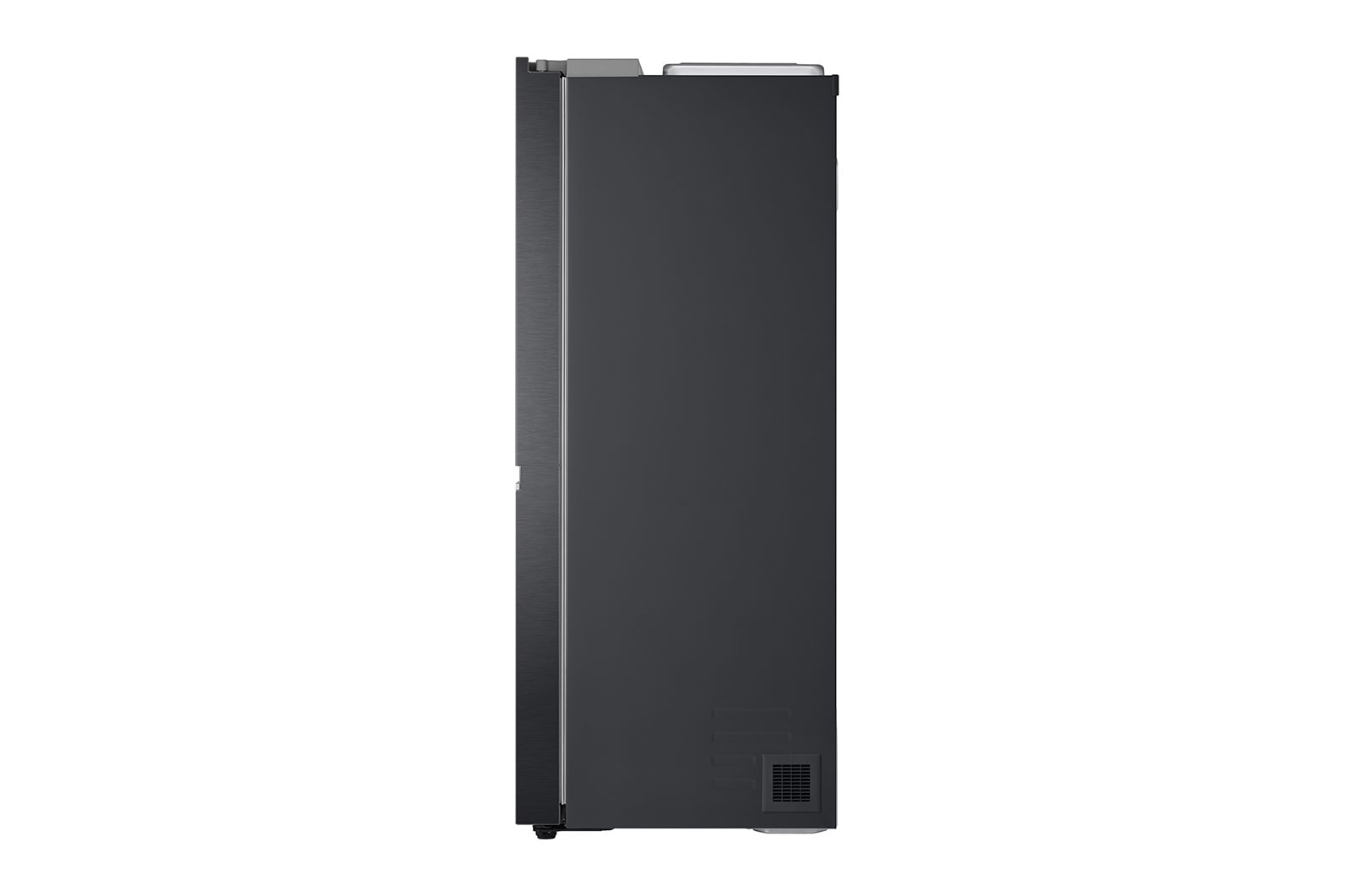 LG 635L American Style Fridge Freezer Matte Black Water & Ice Dispenser, GSLV71MCTF