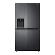 LG Water & Ice Dispenser | ThinQ (WiFi) | American Fridge Freezer | 635L | GSLV71MCTF | Matte Black, GSLV71MCTF