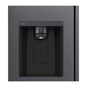 LG Water & Ice Dispenser | ThinQ (WiFi) | American Fridge Freezer | 635L | GSLV71MCTF | Matte Black, GSLV71MCTF