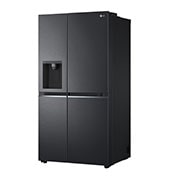 LG Water & Ice Dispenser | ThinQ (WiFi) | American Fridge Freezer | 635L | GSLV71MCTF | Matte Black, GSLV71MCTF