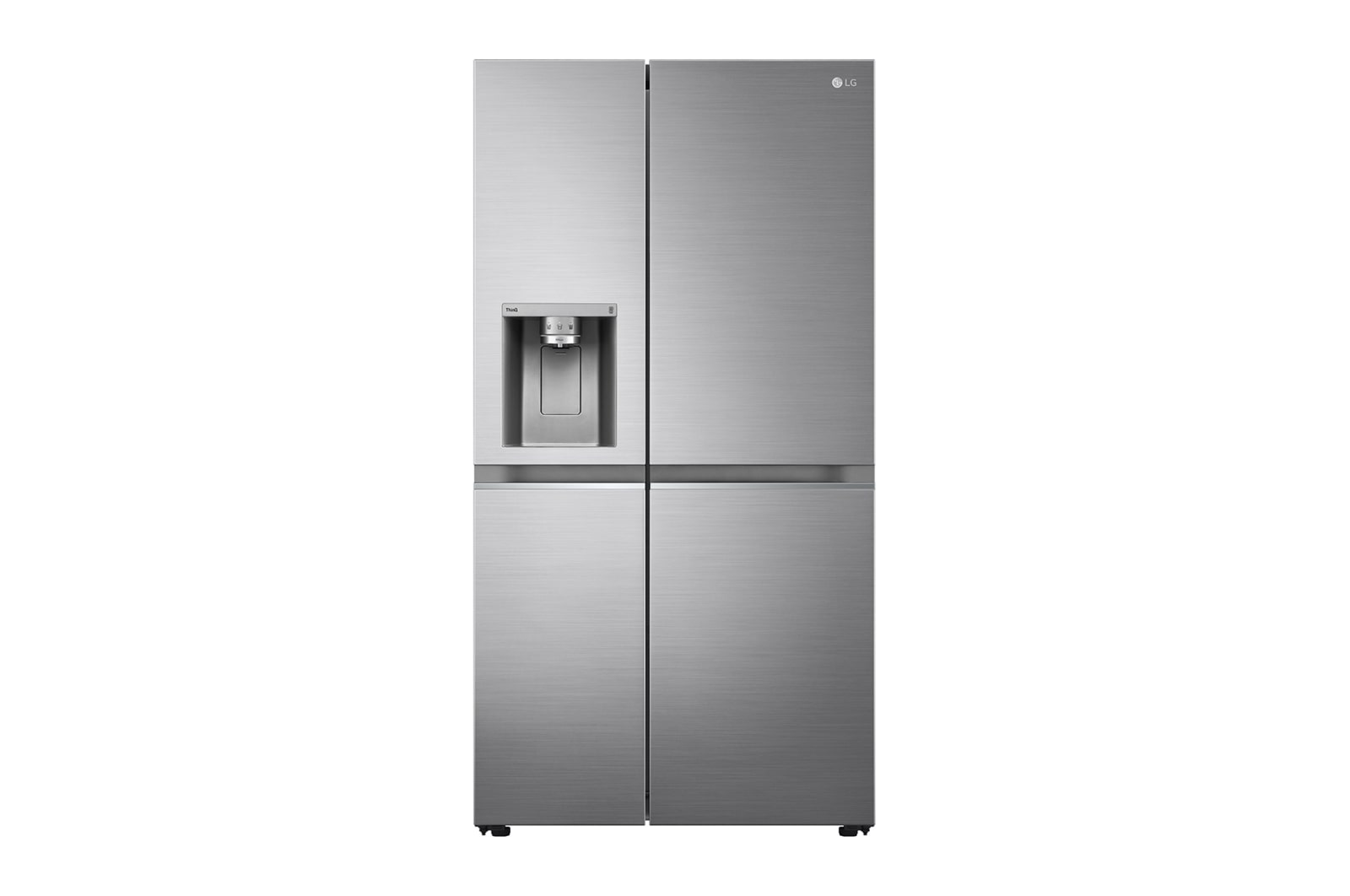 LG Water & Ice Dispenser | ThinQ (WiFi) | American Fridge Freezer | 635L | GSLV91PZAE | Shiny Steel, GSLV91PZAE