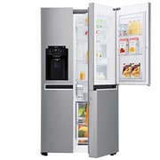 Front view of Smart Refrigerator with Door-in-Door and Inverter Linear Compressor  GSM760PZXZ