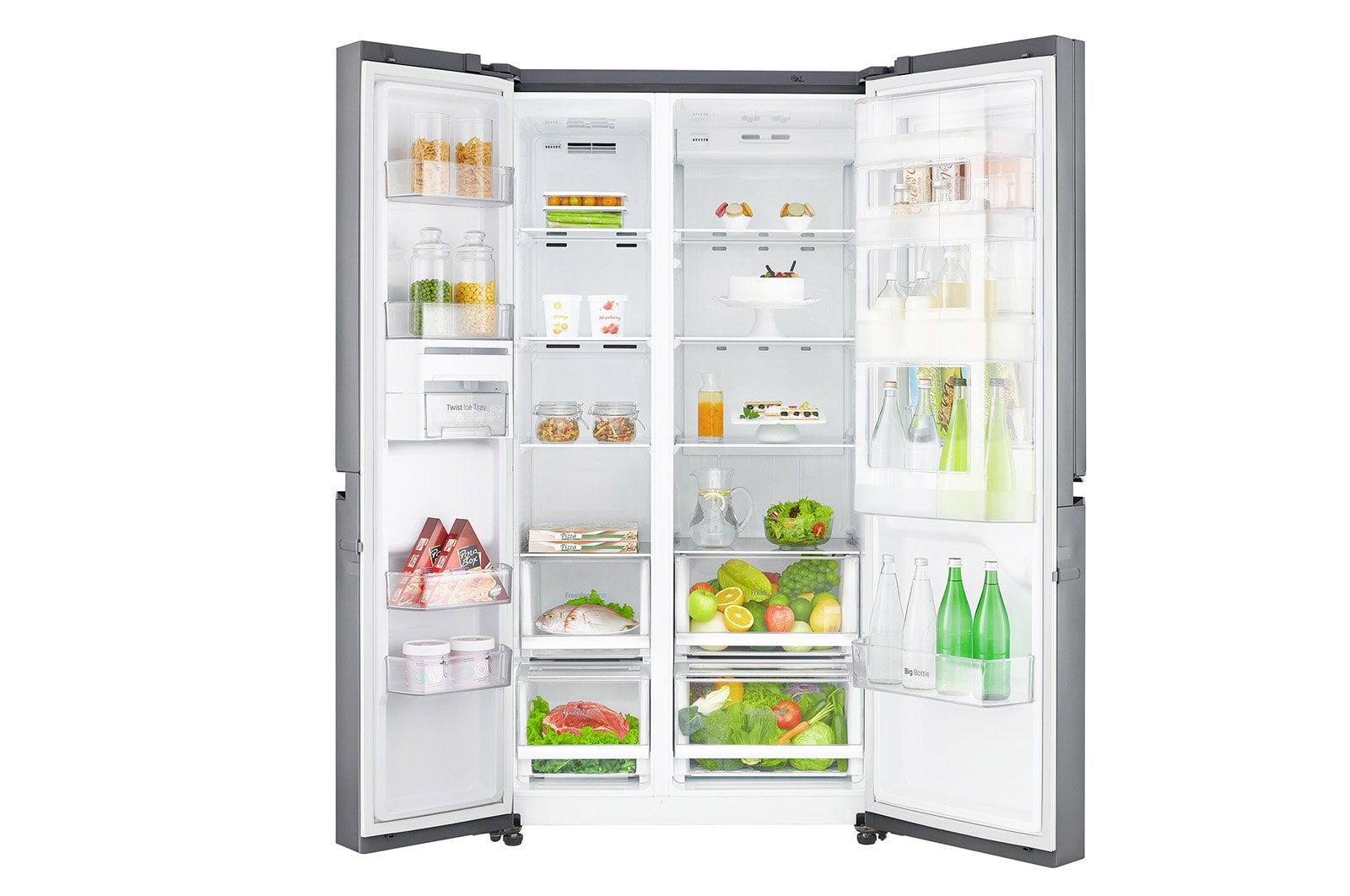 LG Smart Refrigerator with Door-in-Door and Inverter Linear Compressor , GSM760PZXZ