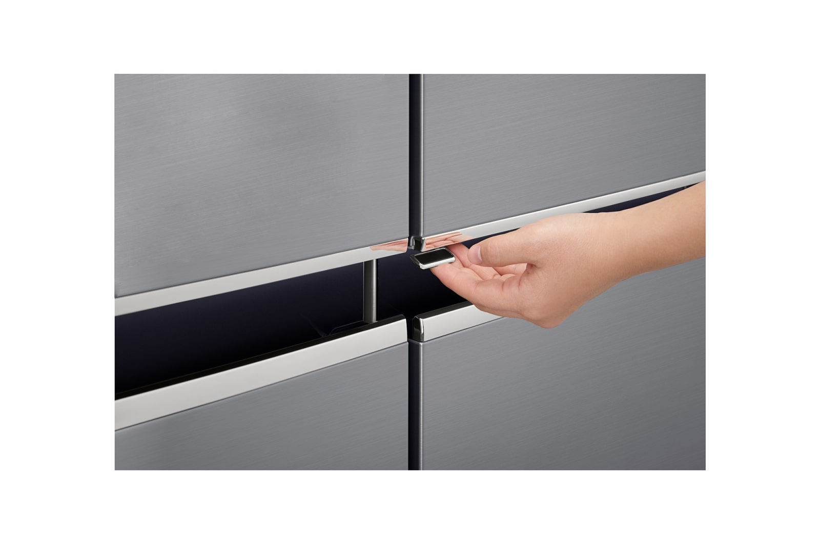 LG Smart Refrigerator with Door-in-Door and Inverter Linear Compressor , GSM760PZXZ