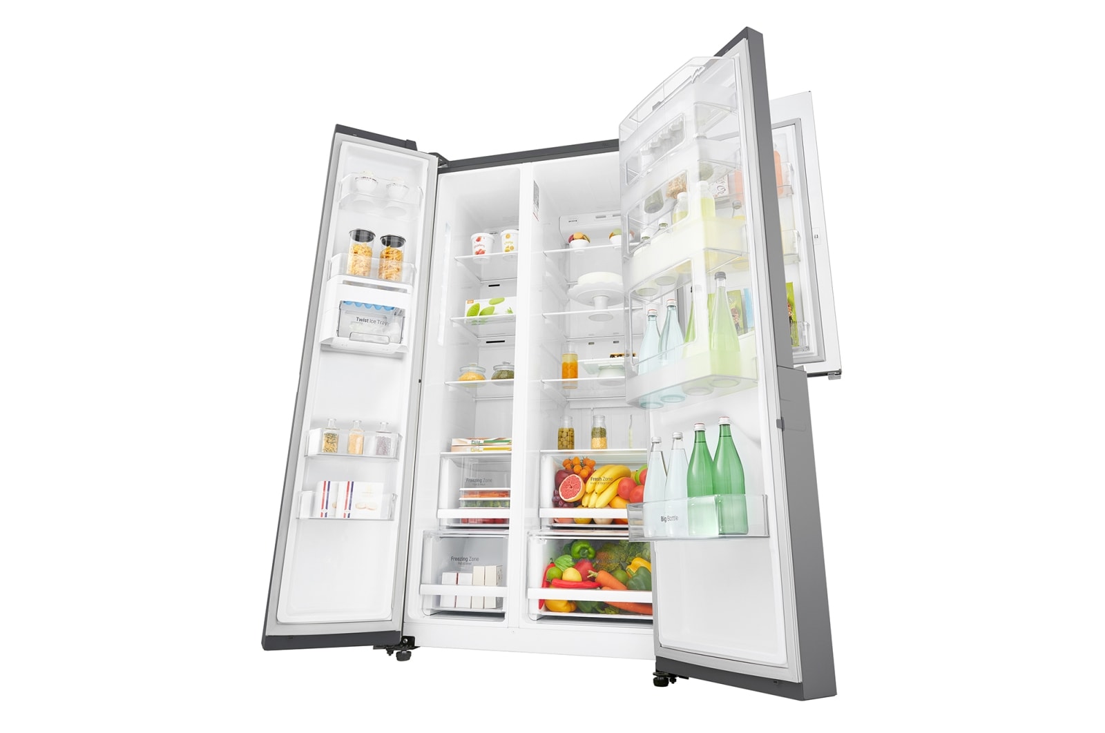 LG Smart Refrigerator with Door-in-Door and Inverter Linear Compressor , GSM760PZXZ