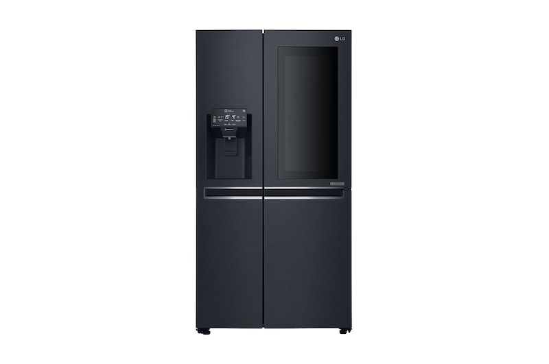 LG InstaView Door-in-Door™ GSX960MCVZ American style Fridge Freezer , 601L, Matte Black -F, GSX960MCVZ