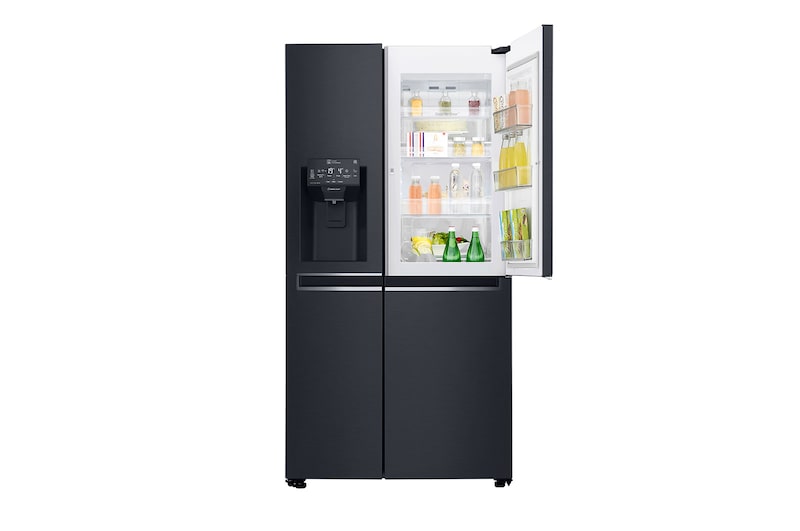 LG InstaView Door-in-Door™ GSX960MCVZ American style Fridge Freezer , 601L, Matte Black -F, GSX960MCVZ
