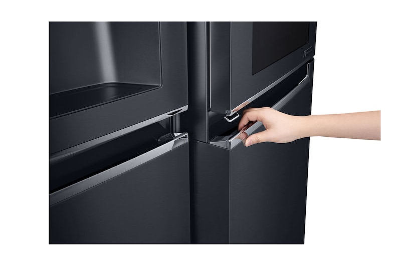 LG InstaView Door-in-Door™ GSX960MCVZ American style Fridge Freezer , 601L, Matte Black -F, GSX960MCVZ